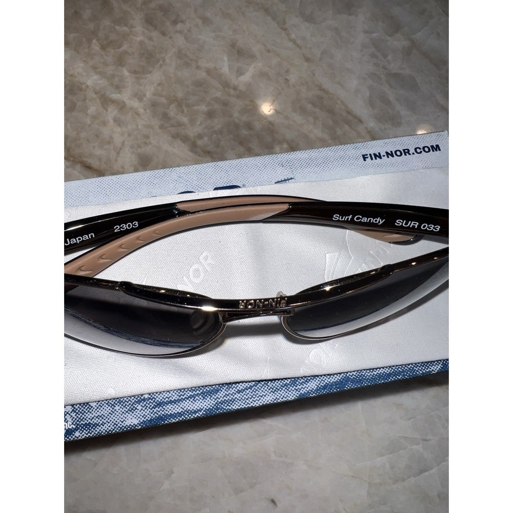 Fin-Nor Surf Candy Rose Gold, Brown, Amber, Stripe Gray GLS NIB $259 - Picture 6 of 10